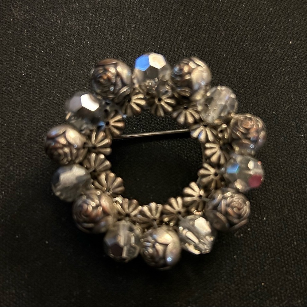 Vintage Austrian Crystal Brooch